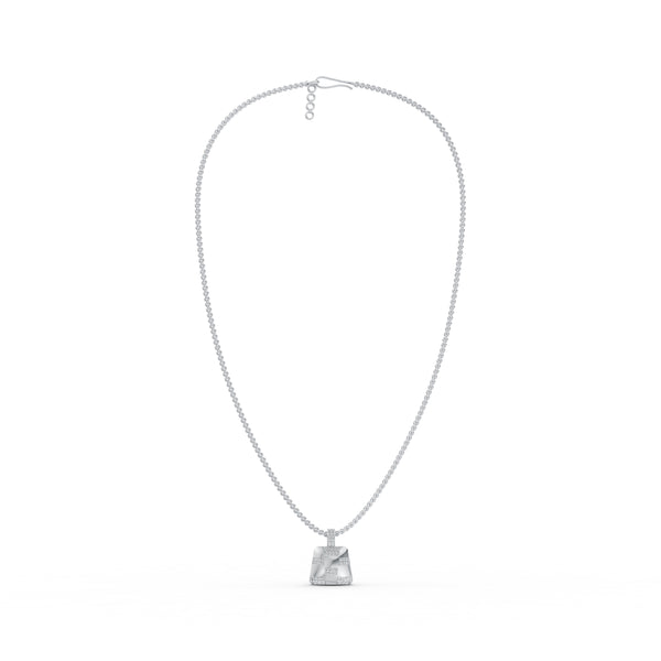Checkered Diamond Pendant