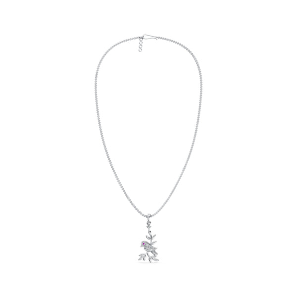 Serene Bird Diamond Pendant
