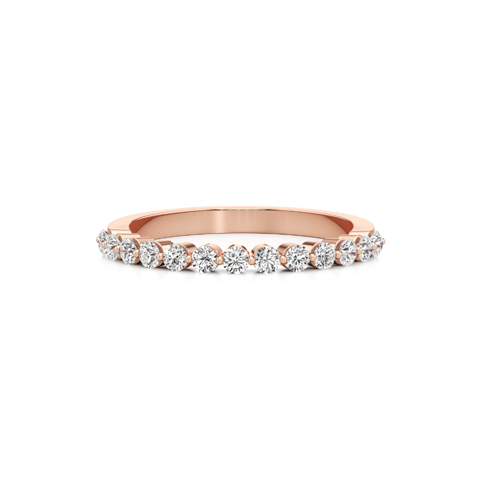 Unconditional Love Half Eternity Diamond Band