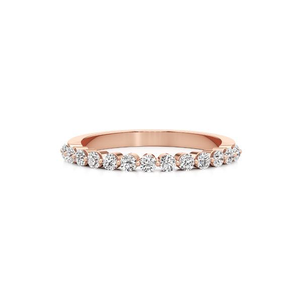 Unconditional Love Half Eternity Diamond Band