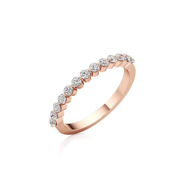 Unconditional Love Half Eternity Diamond Band