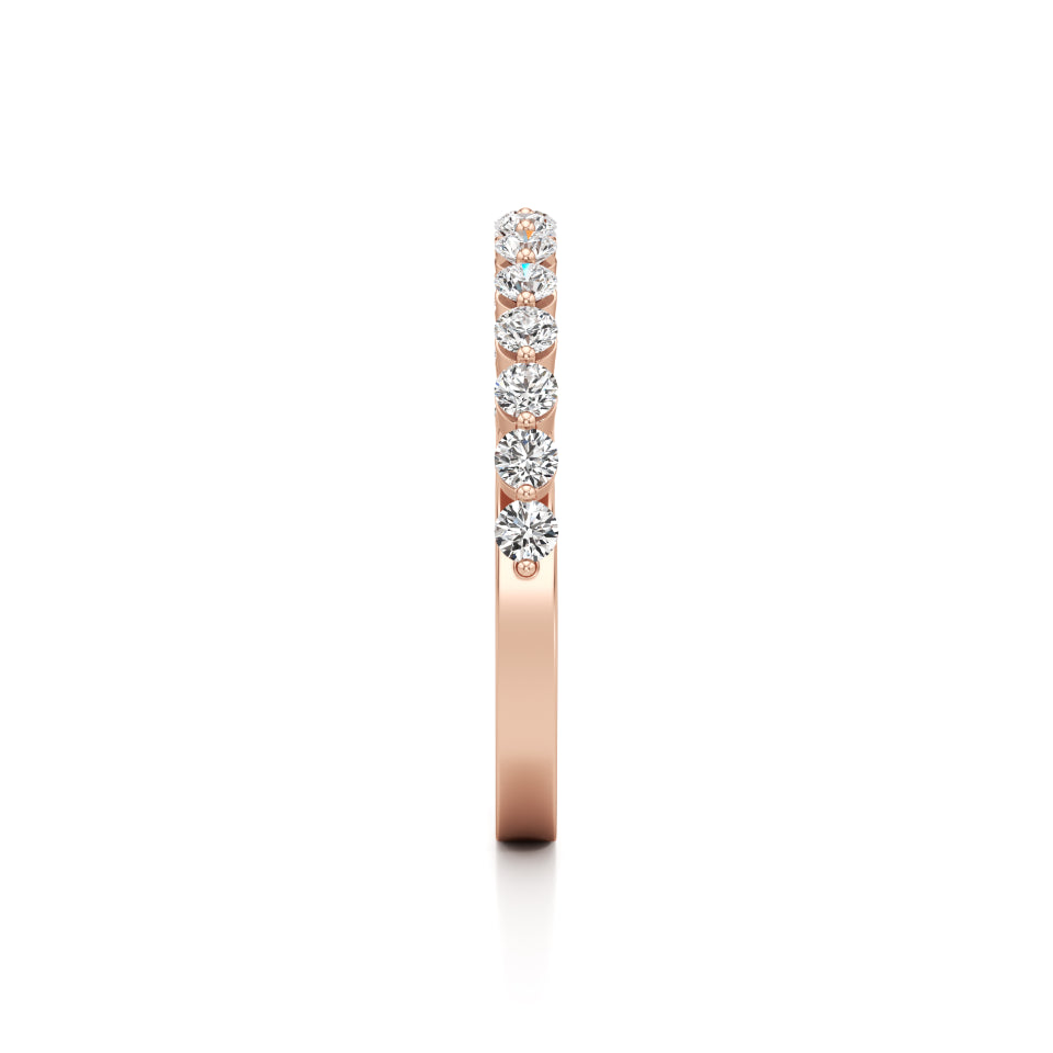 Unconditional Love Half Eternity Diamond Band