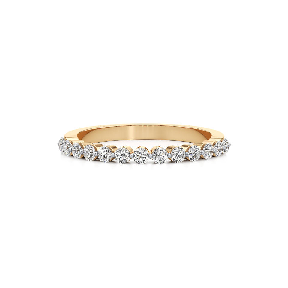 Unconditional Love Half Eternity Diamond Band