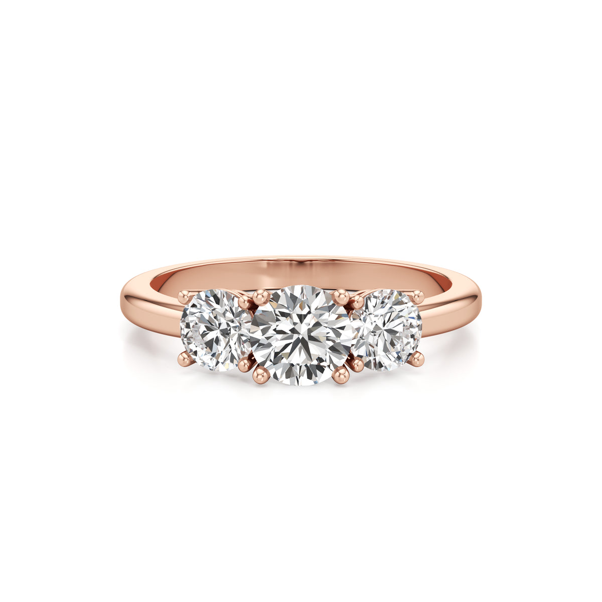 Trio Solitaire Diamond Ring