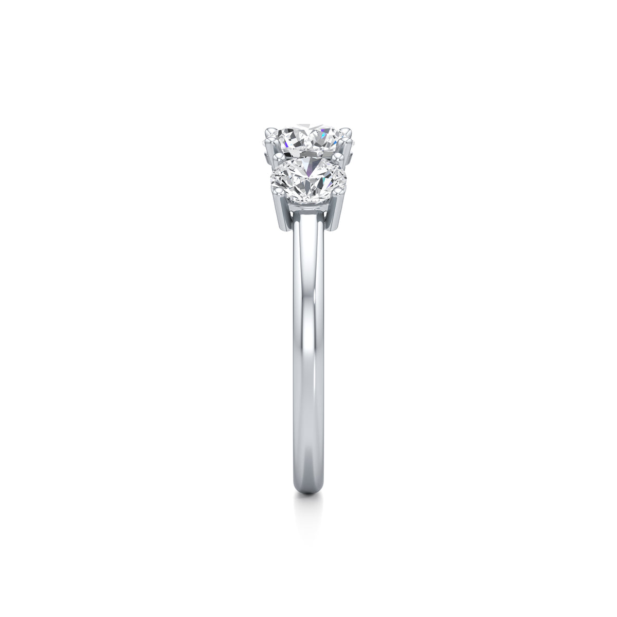 Trio Solitaire Diamond Ring