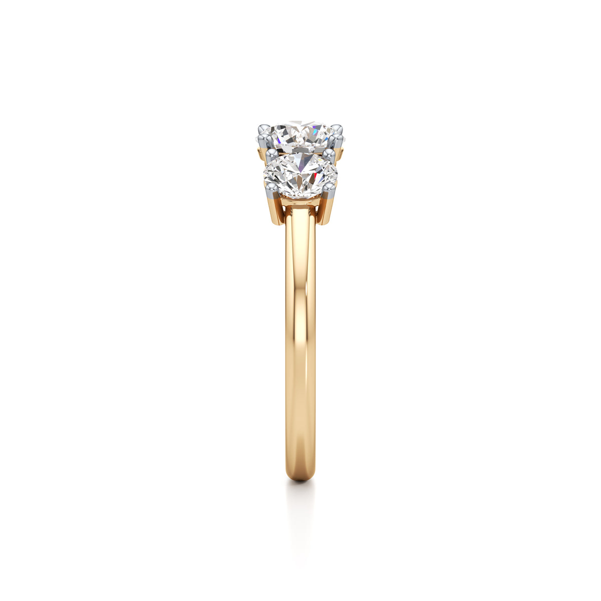 Trio Solitaire Diamond Ring