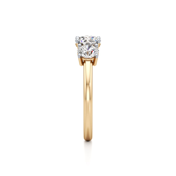Trio Solitaire Diamond Ring