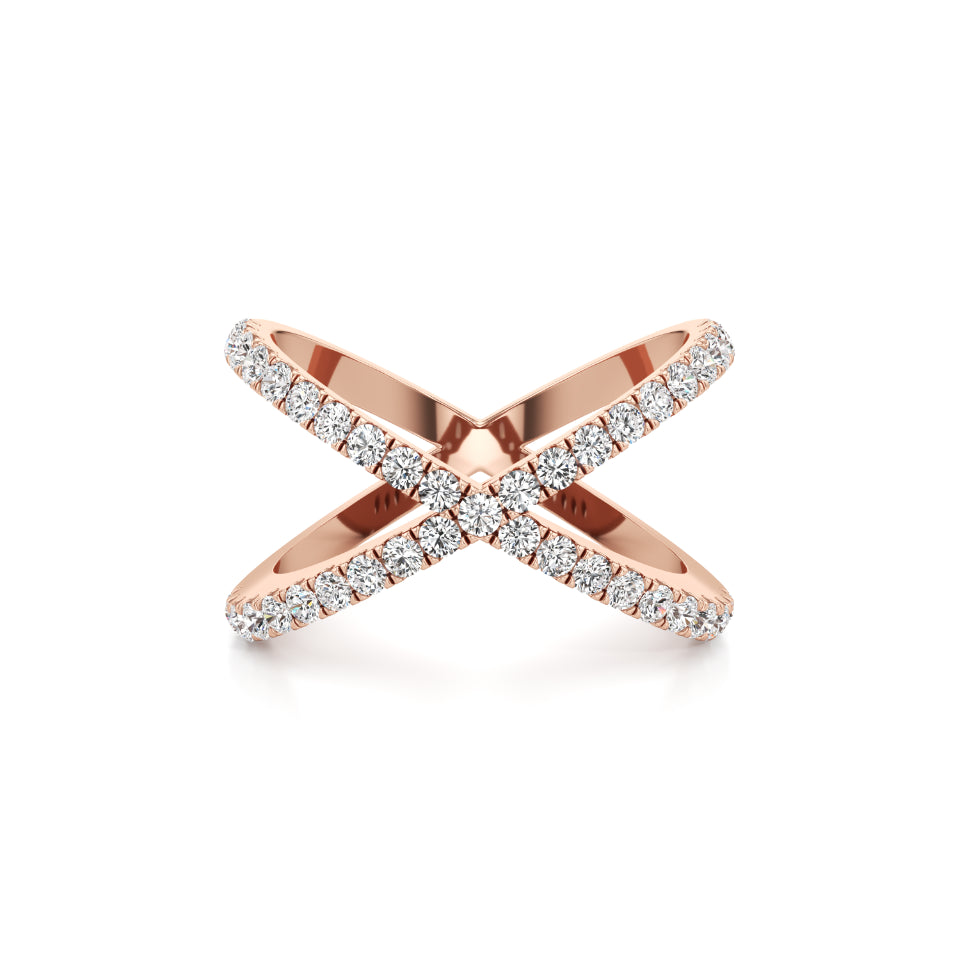 Cross Statement Diamond Ring