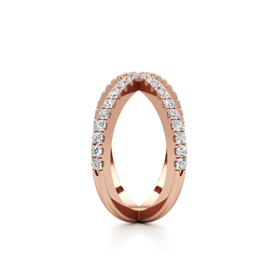 Cross Statement Diamond Ring