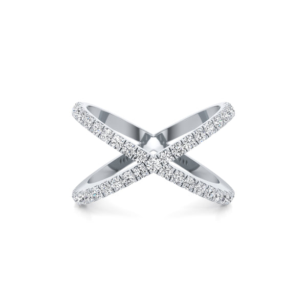 Cross Statement Diamond Ring