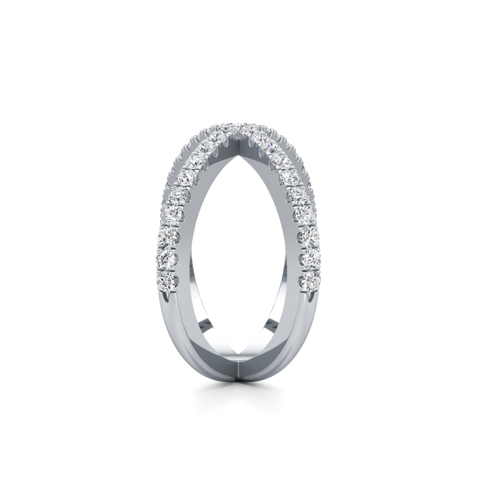 Cross Statement Diamond Ring