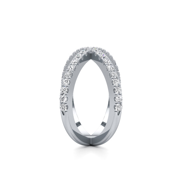 Cross Statement Diamond Ring