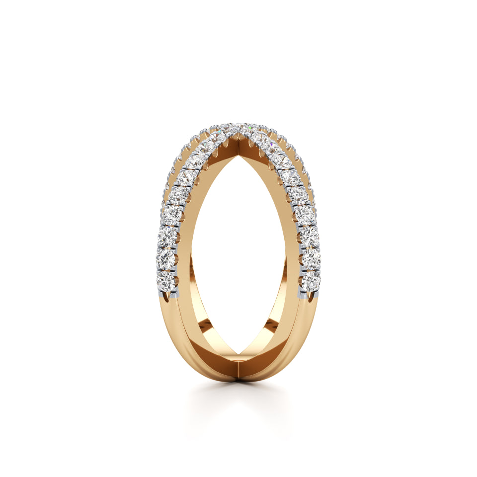 Cross Statement Diamond Ring