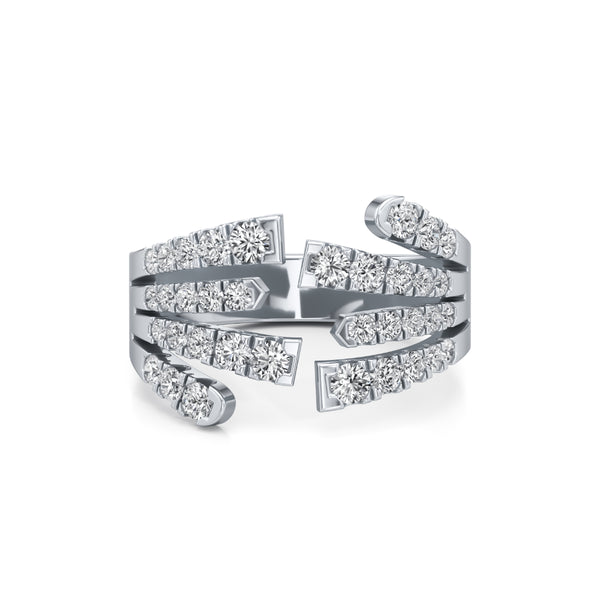 Crossing Paths Diamond Ring