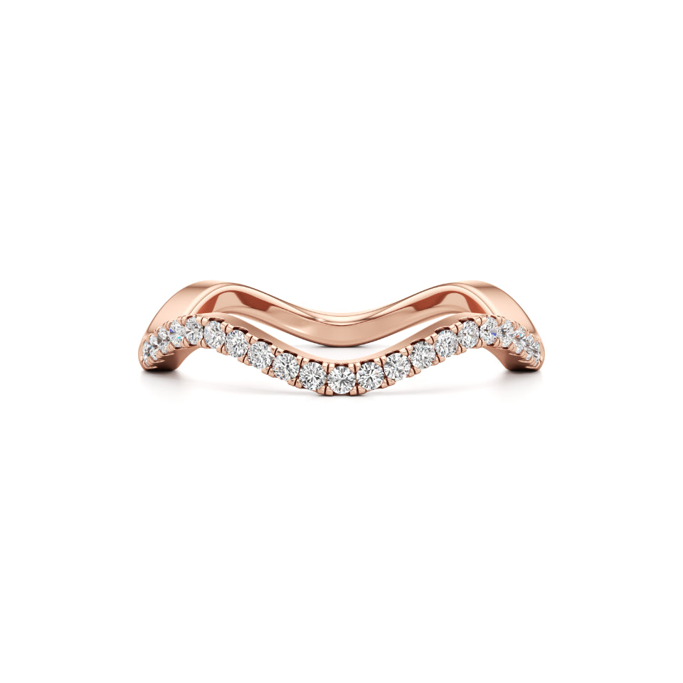 Wavecrest Diamond Ring Band