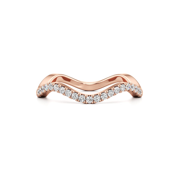 Wavecrest Diamond Ring Band