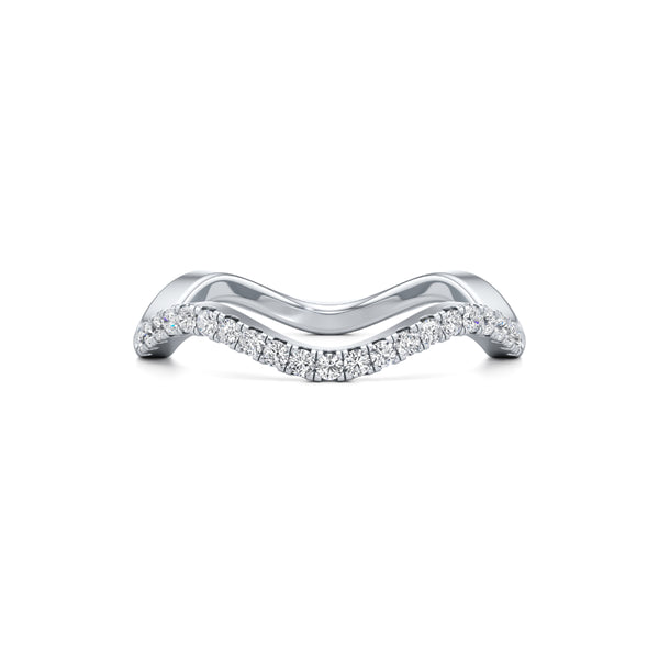 Wavecrest Diamond Ring Band