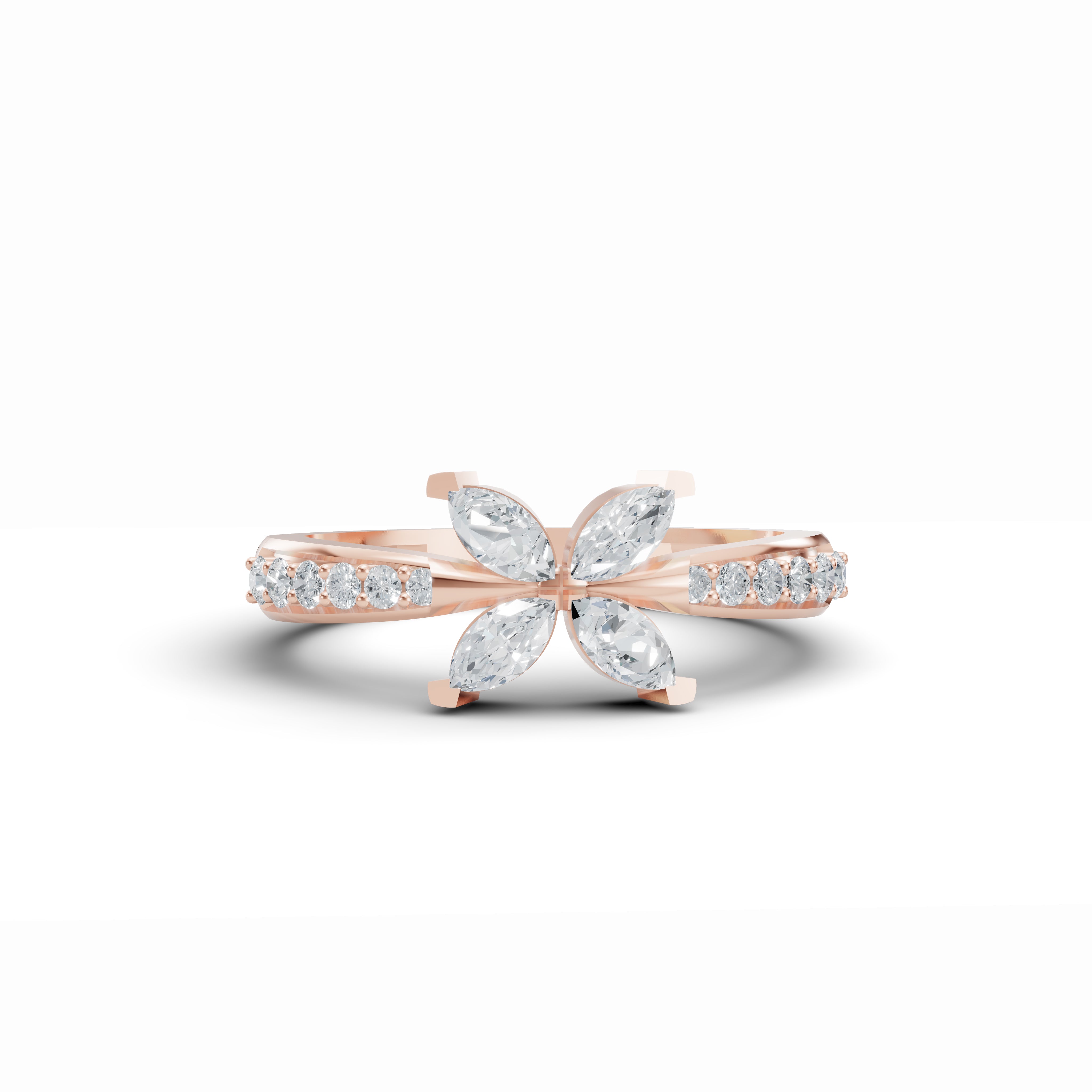 Radiant Harmony Marquise Ring