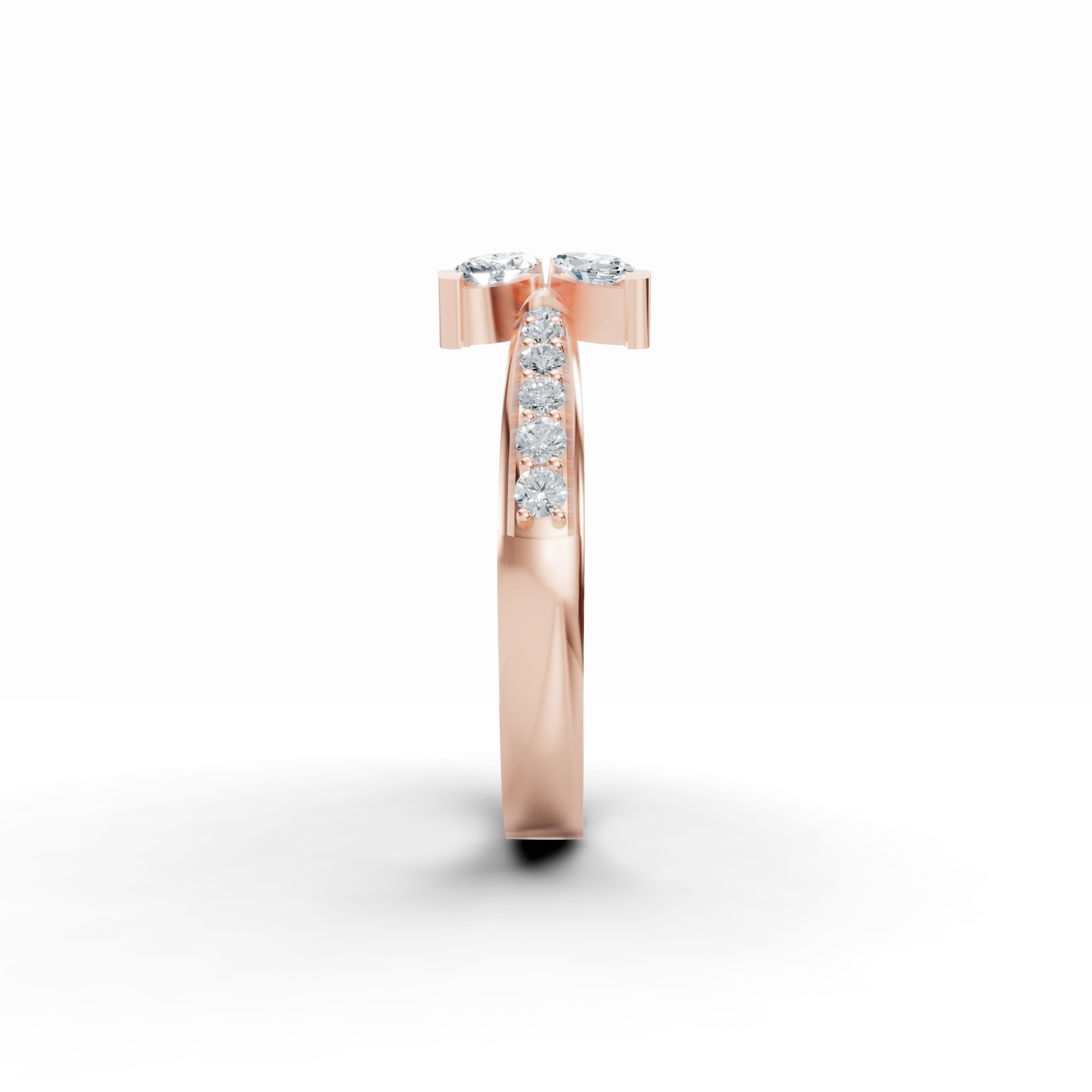 Radiant Harmony Marquise Ring