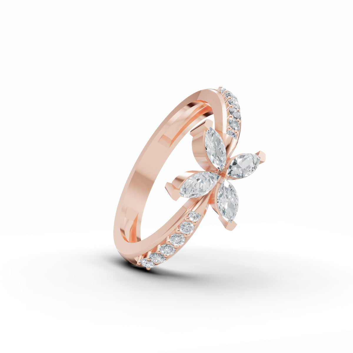 Radiant Harmony Marquise Ring