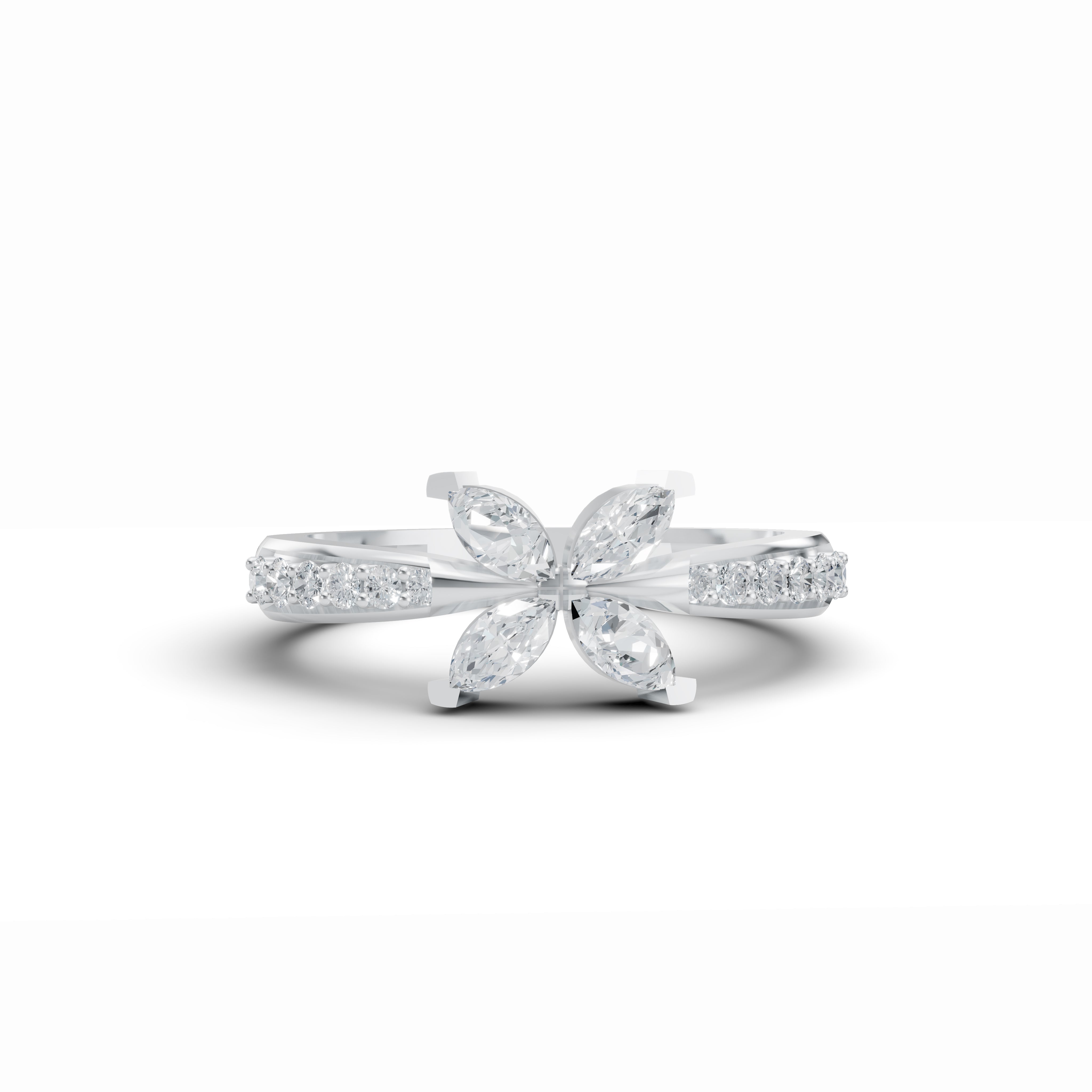 Radiant Harmony Marquise Ring