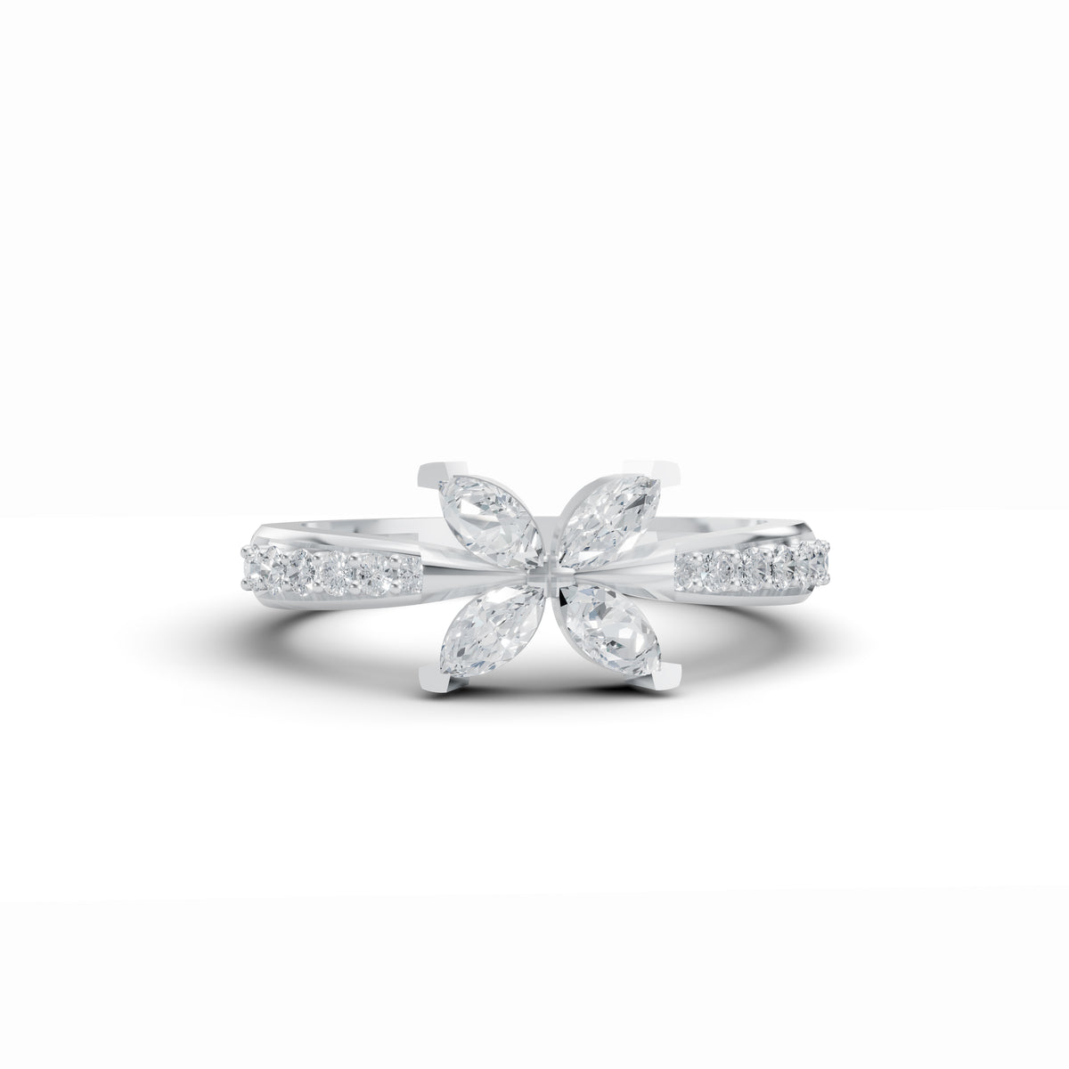 Radiant Harmony Marquise Ring