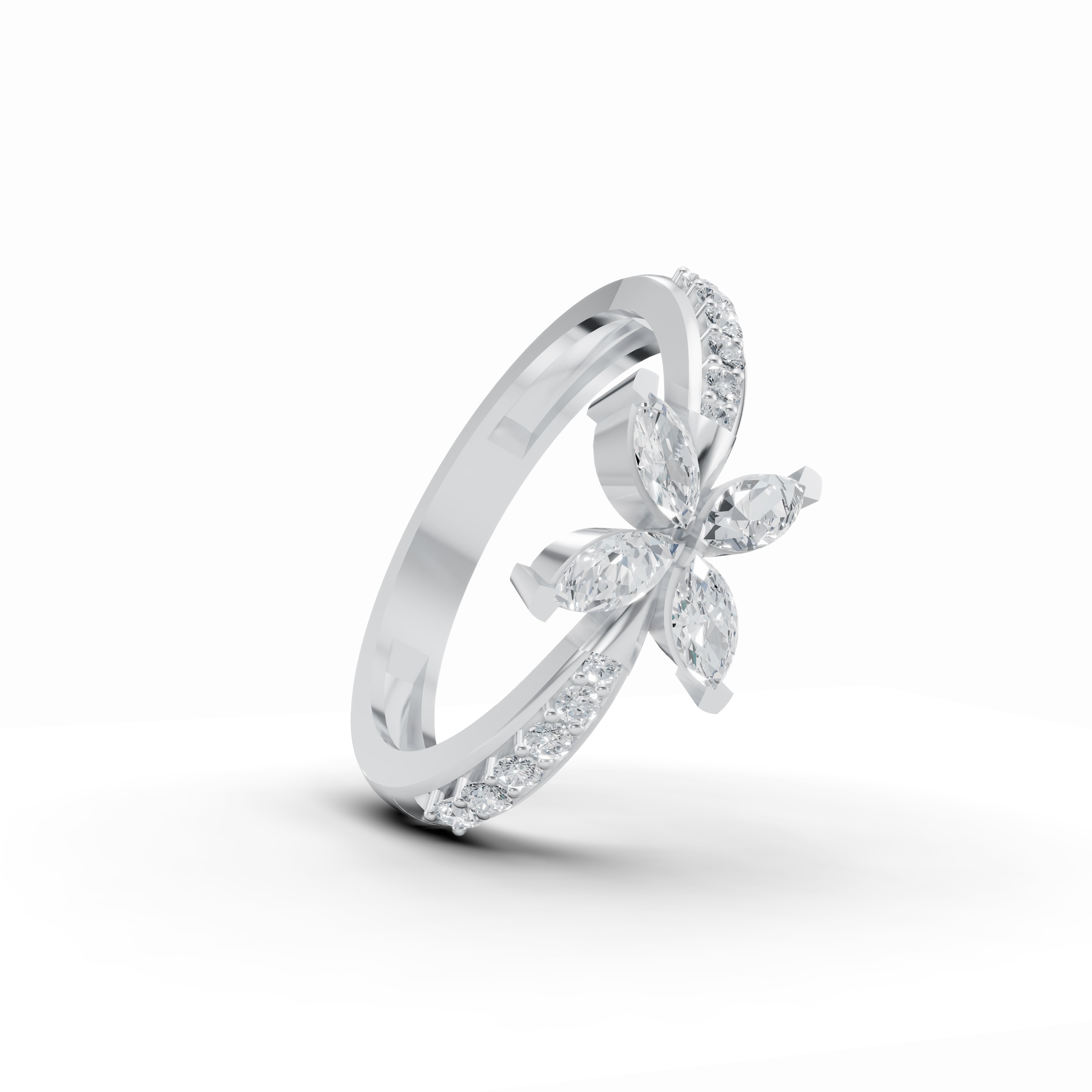 Radiant Harmony Marquise Ring