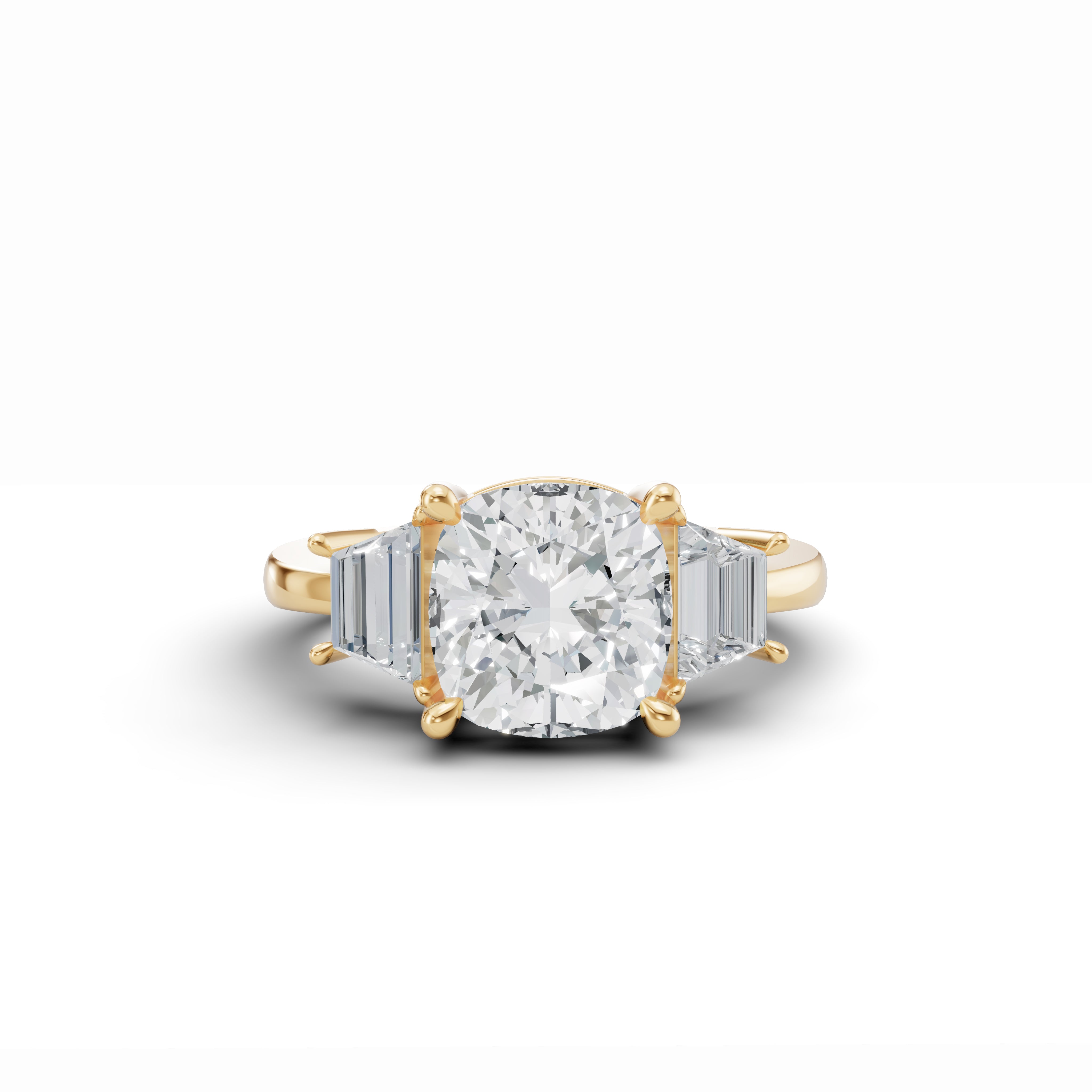 Radiant Bliss Solitaire Engagement Ring