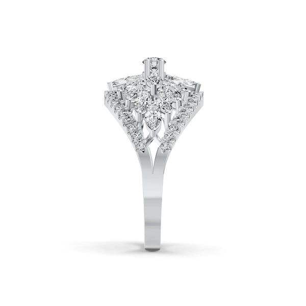 Majestic Marquise Bloom Diamond Ring