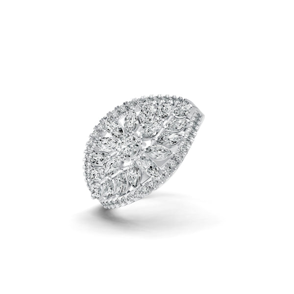 Majestic Marquise Bloom Diamond Ring