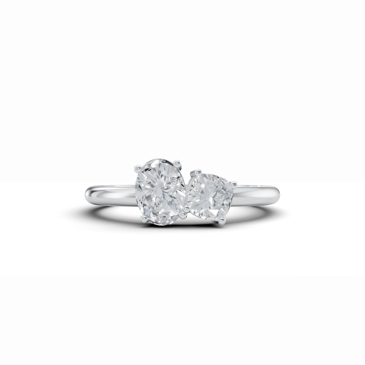 Amour Etoile Toi et Moi Solitaire Ring
