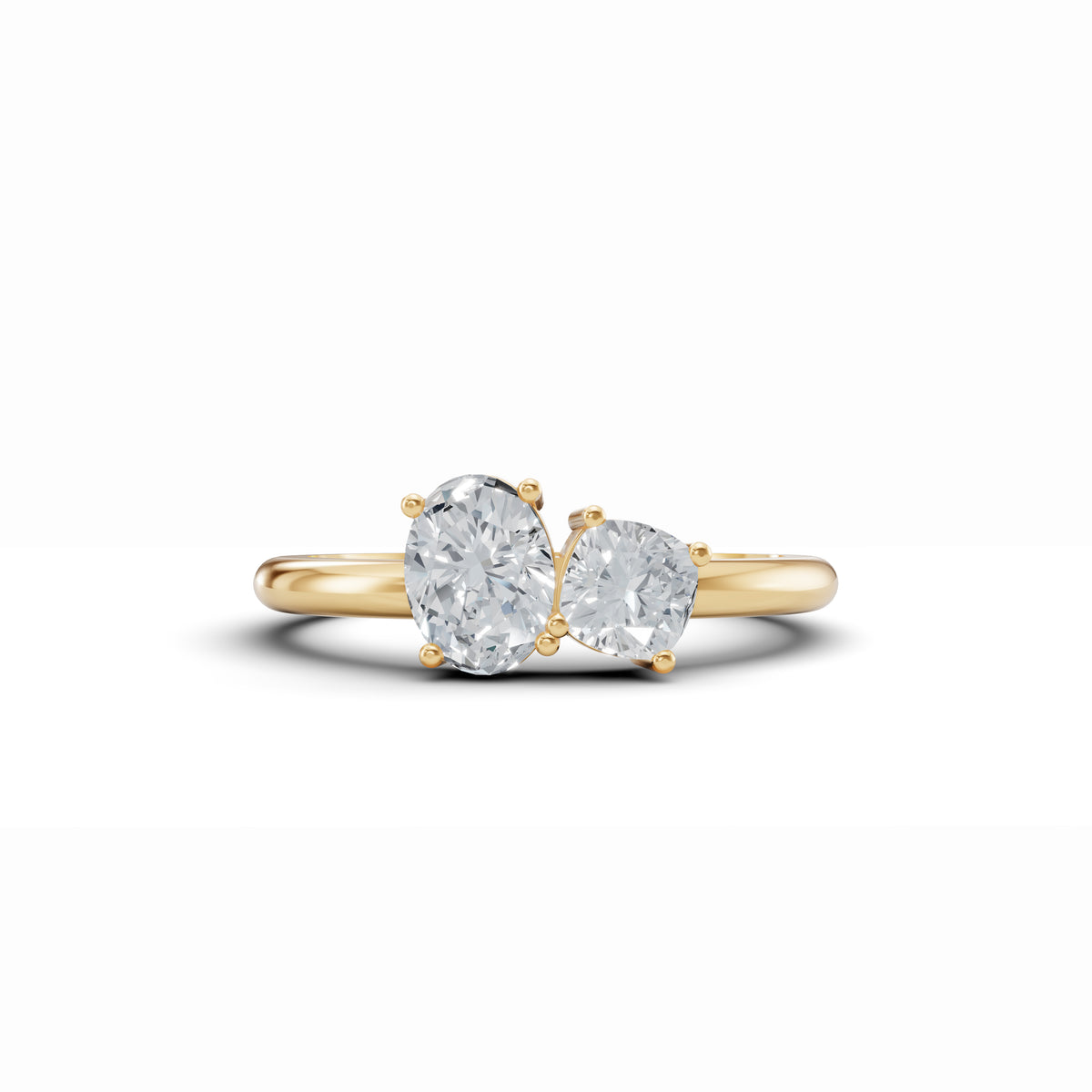 Amour Etoile Toi et Moi Solitaire Ring