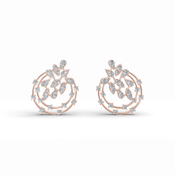 Stardust Floret Diamond Earrings