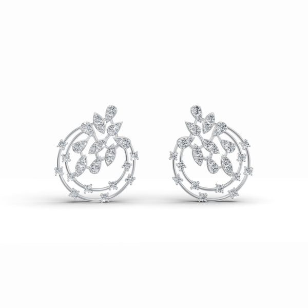 Stardust Floret Diamond Earrings