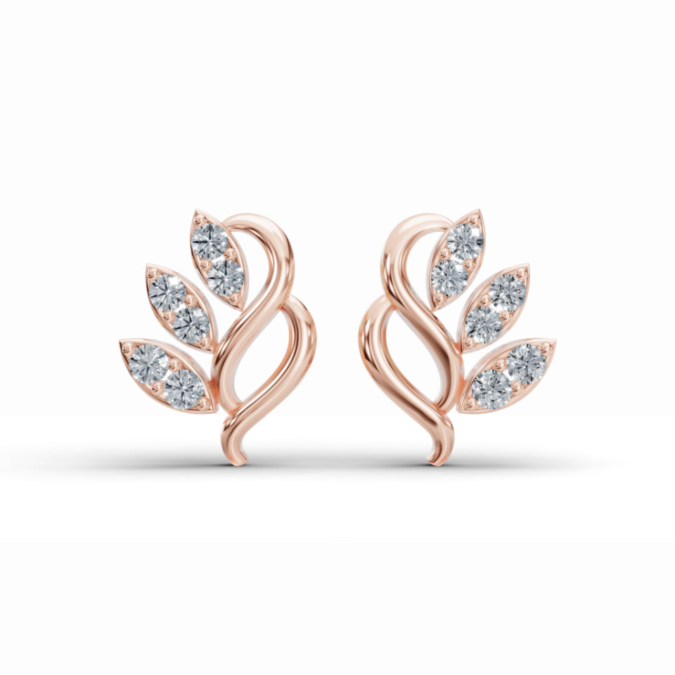 Leaflove Sparky Diamond Earrings
