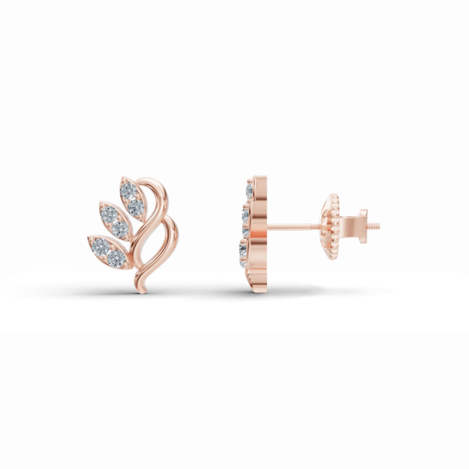 Leaflove Sparky Diamond Earrings