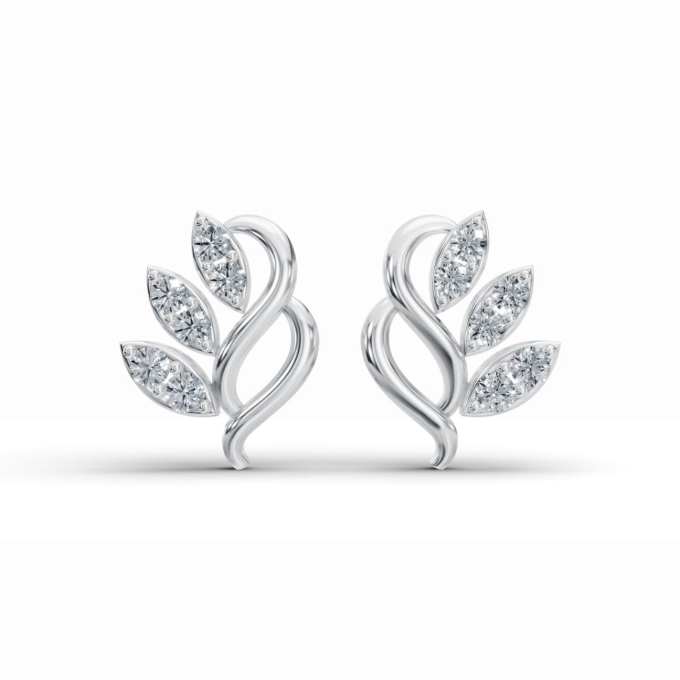 Leaflove Sparky Diamond Earrings