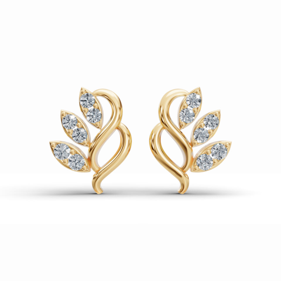 Leaflove Sparky Diamond Earrings