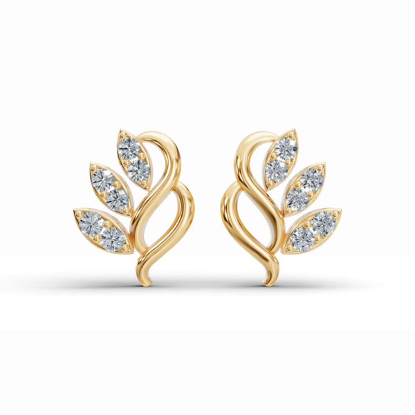 Leaflove Sparky Diamond Earrings