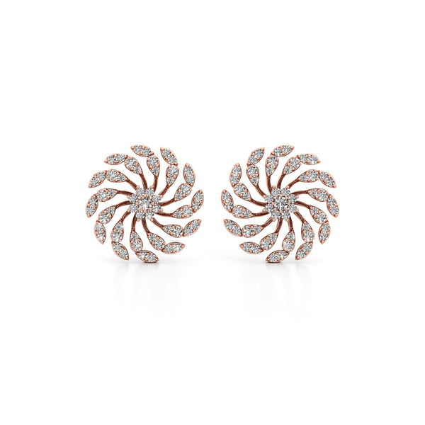 Charkha Garden Diamond Earrings