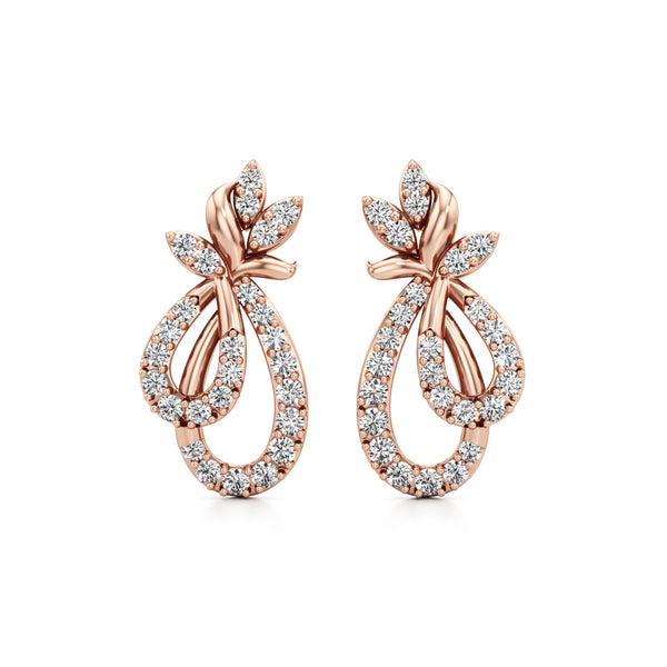 Petal Love Bunch Diamond Earrings