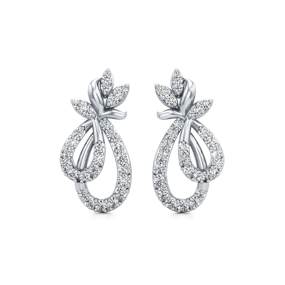 Petal Love Bunch Diamond Earrings
