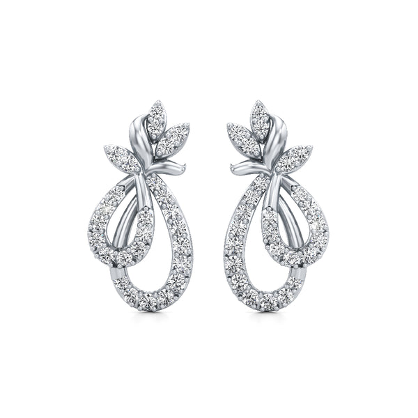 Petal Love Bunch Diamond Earrings