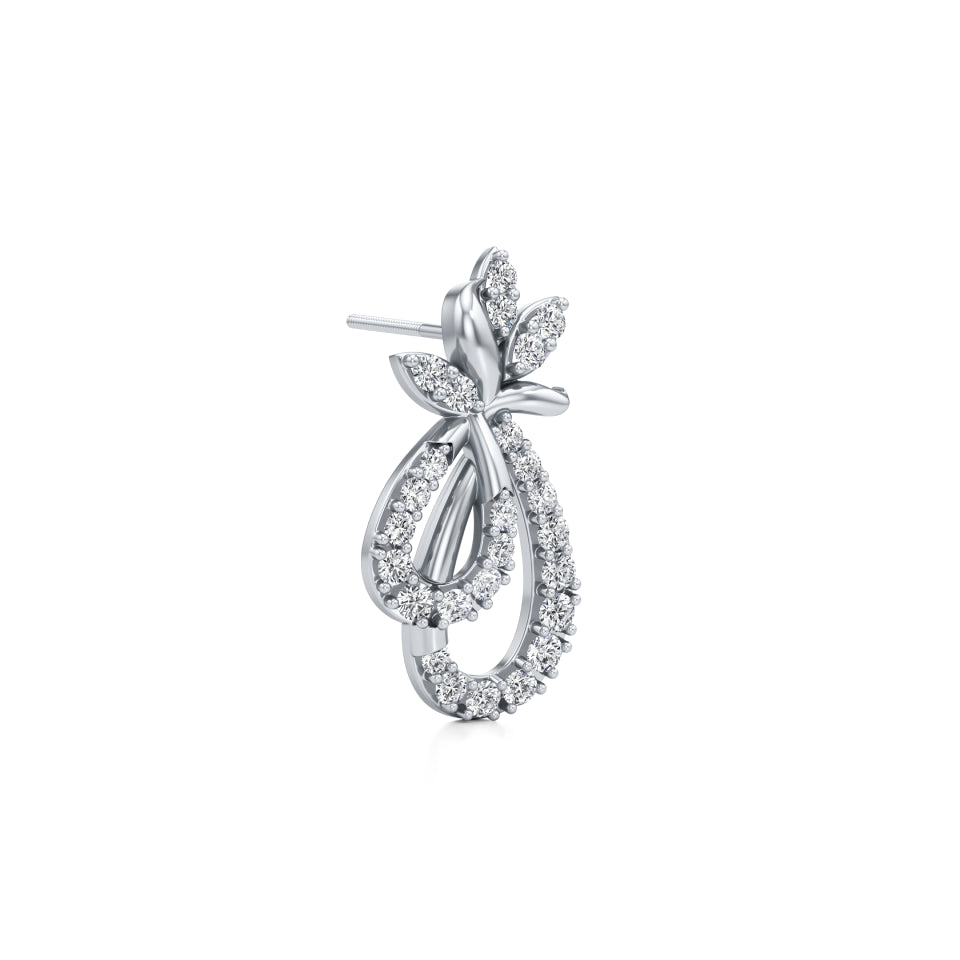 Petal Love Bunch Diamond Earrings