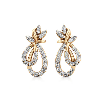 Petal Love Bunch Diamond Earrings