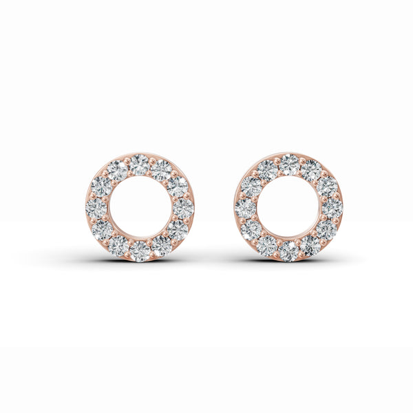 Timeless Round Diamond Stud Earrings
