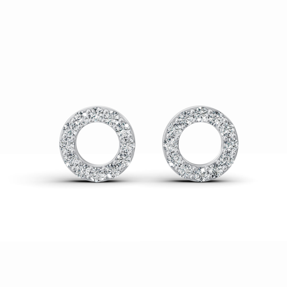 Timeless Round Diamond Stud Earrings