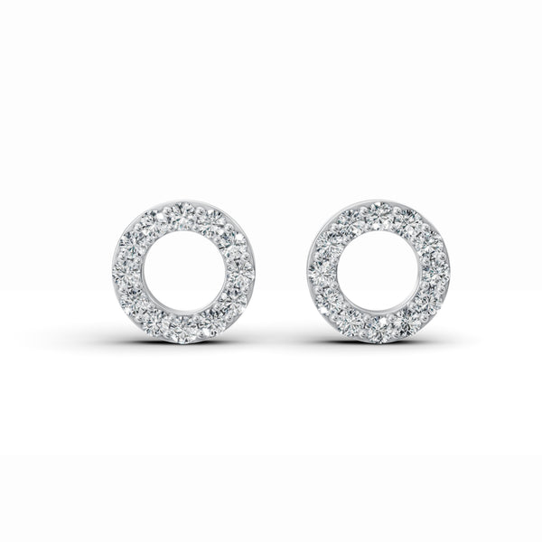 Timeless Round Diamond Stud Earrings