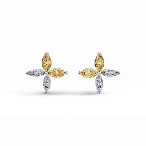 Dancing Marquise Diamond Earrings