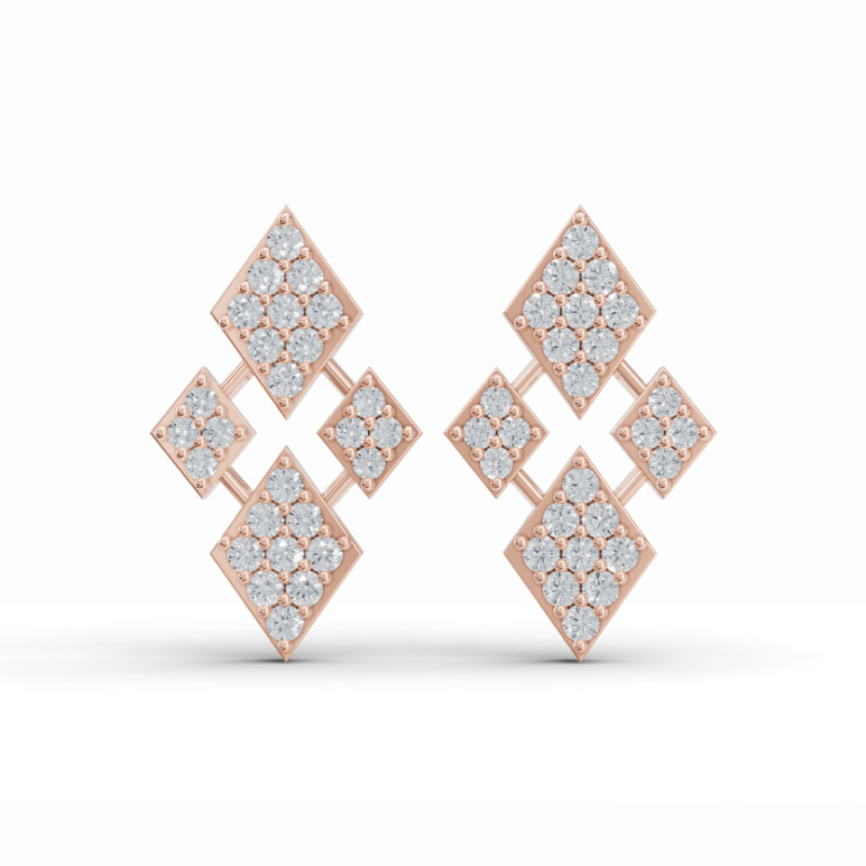 Diamond Cluster Constellation Studs